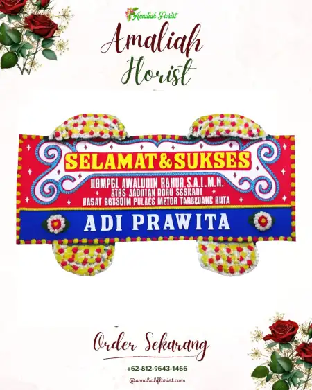 Papan Bunga Ucapan Selamat Giri Mulya