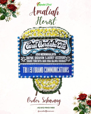 Papan Bunga Duka di Giri Mulya