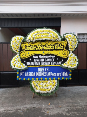 Papan Bunga Duka di Giri Mulya
