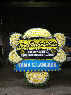 Papan Bunga Duka di Giri Mulya